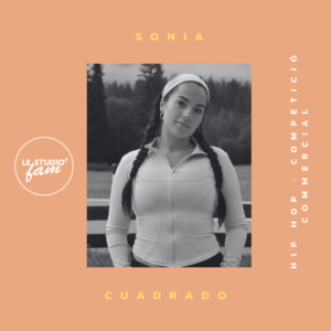 Sonia Cuadrado, profesora de Hip Hop, Commercial y competición en Cunit